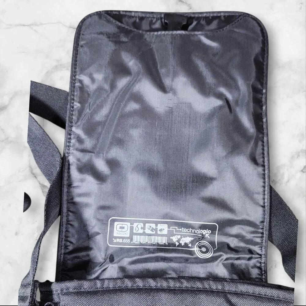 NWT OGIO Technologio RS655 Shoulder Sling Bag Black Blue AASC Logo Pockets